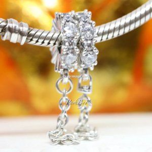 PANDORA Clear Sparkle Safety Chain Charm 798488C01